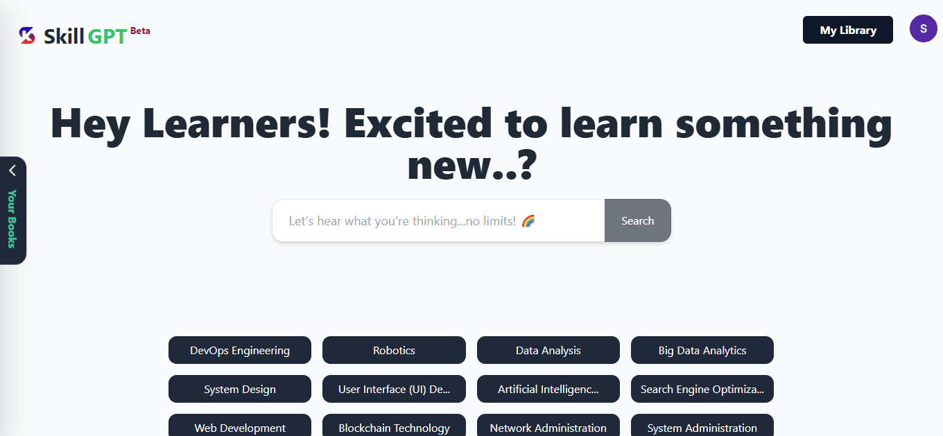 Skill GPT – AI Powered Learning Platform